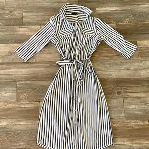 Medium Long Shirt Tie Dress